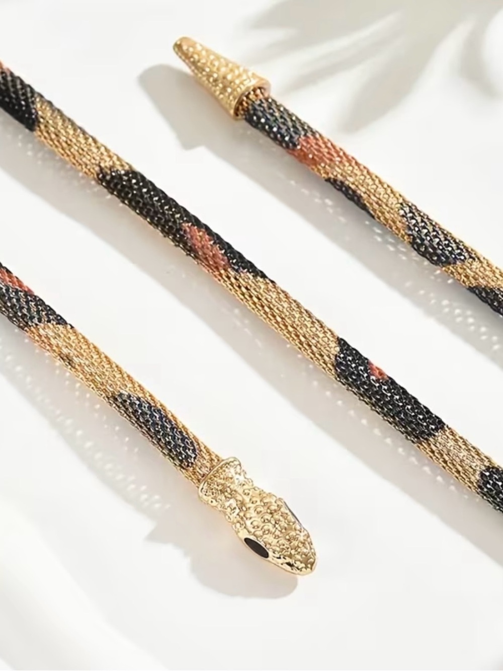 NEW❗️Snake Choker Necklace. Leopard Snake Necklace. Luxury Necklace 🐍🐆 (A0-4) - Picture 5 of 6
